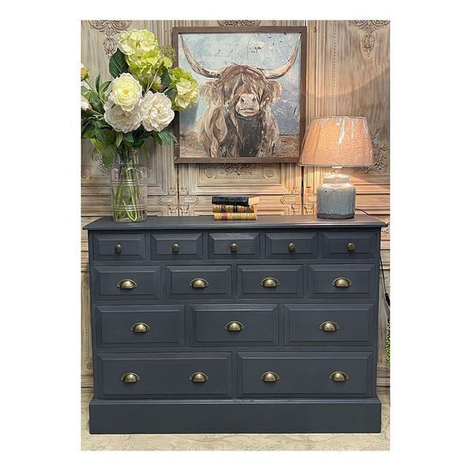 Othecary style chest of drawers