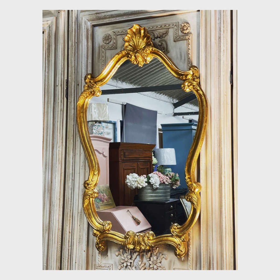 French gold mirror