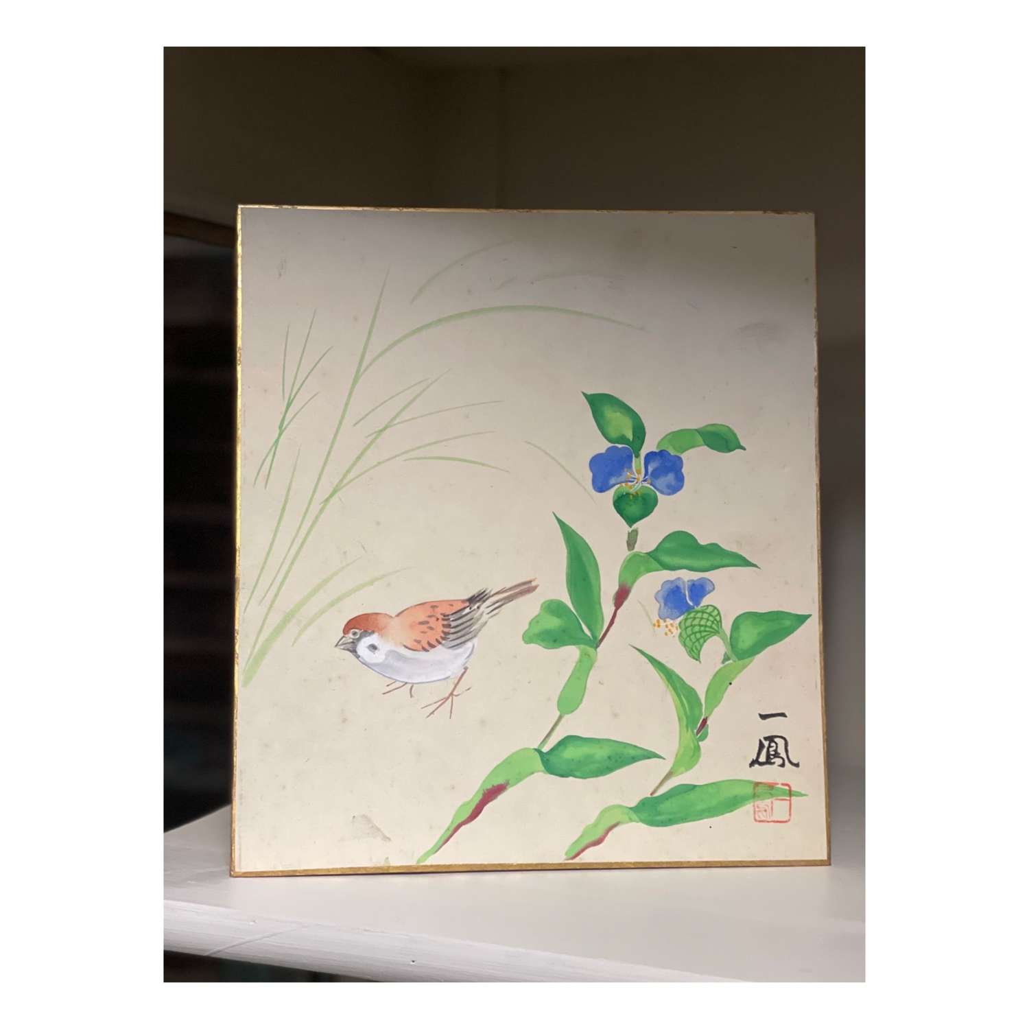 Japanese bird painting