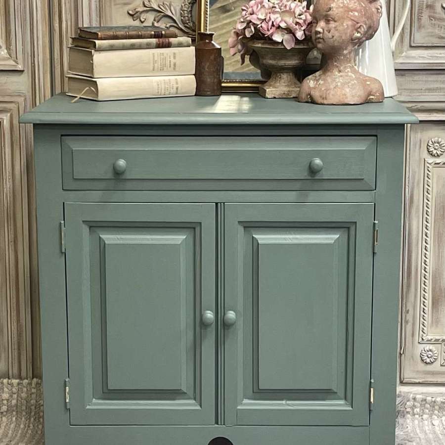 Small Painted Cupboard with drawer, bedside or bathroom