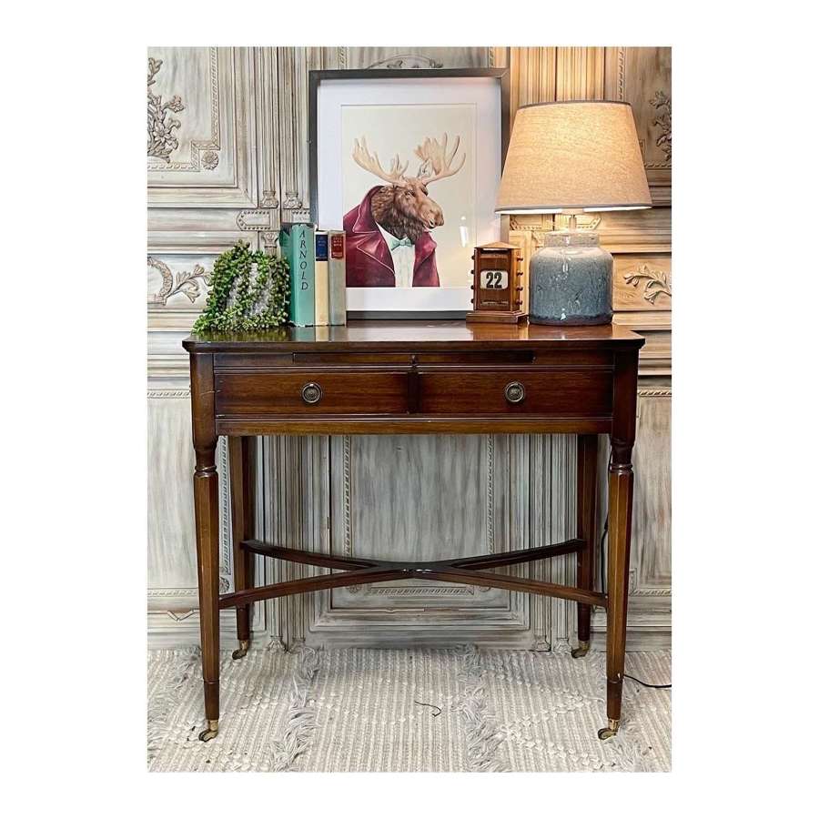 Mahogany Side Table, Hall Console or Desk