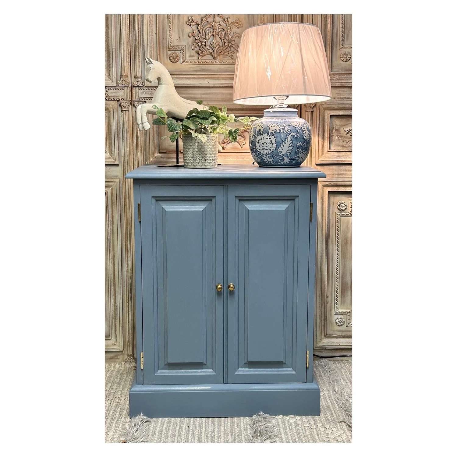 Small Painted Cottage Style Cupboard