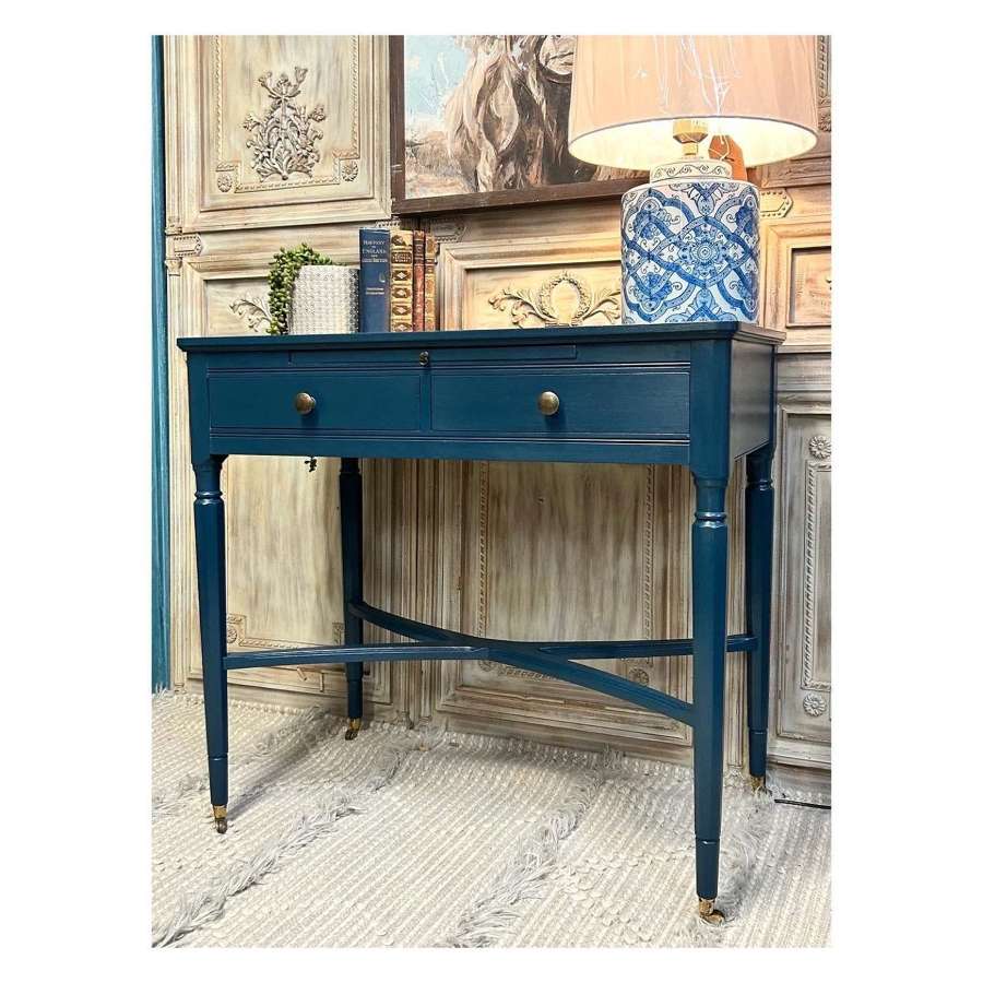 Hague Blue Hall Table or Small writing Desk