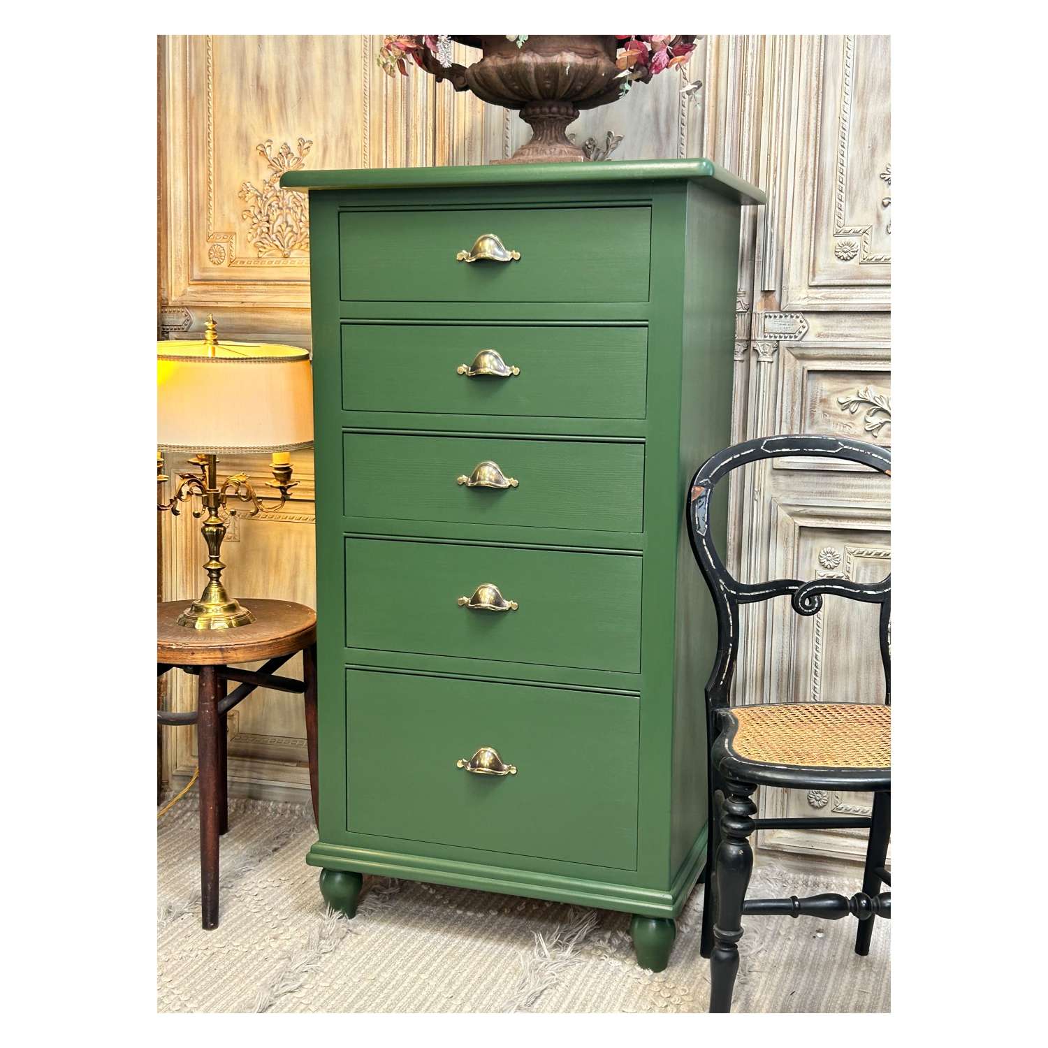 Tall Chest of 5 Drawers - Beverly by Farrow and Ball